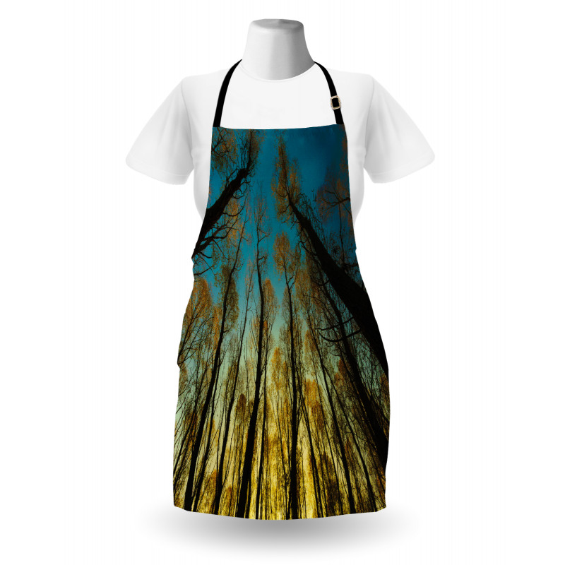 Trees Sunrise Pastoral Apron