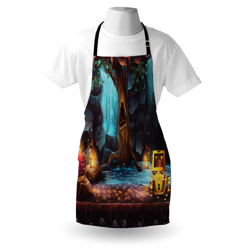 Cartoon Cave Treasure Apron