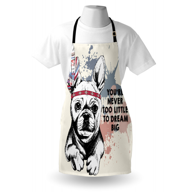 Tribal Feathers and Dog Apron