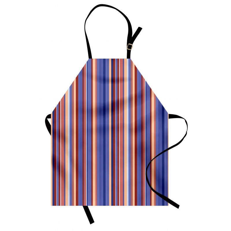 Gradient Color Stripes Apron