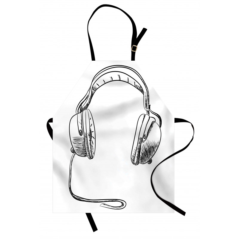 Sketchy DJ Headphones Apron