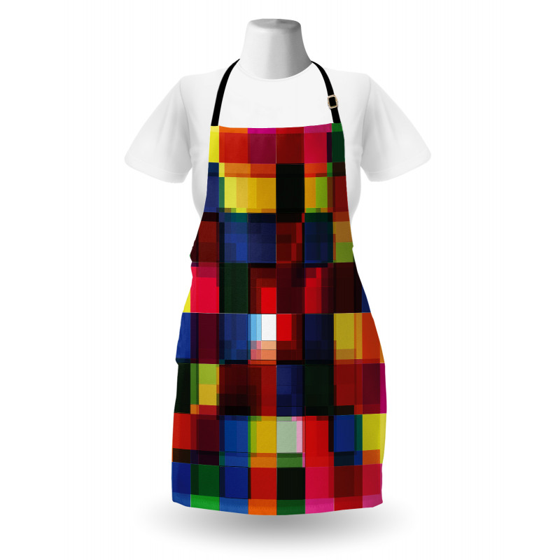 Halftoned Mosaic Tile Apron