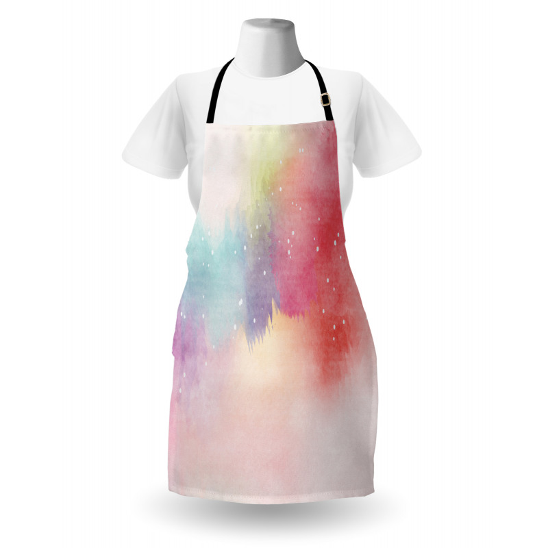 Abstract Digital Paint Apron