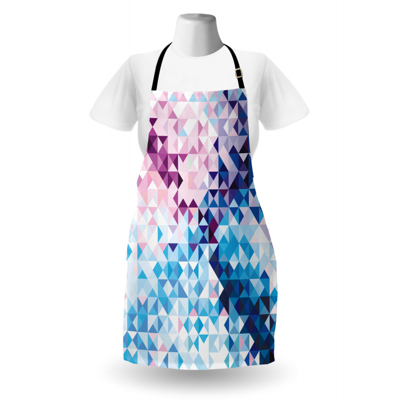 Abstract Mosaic Ombre Apron