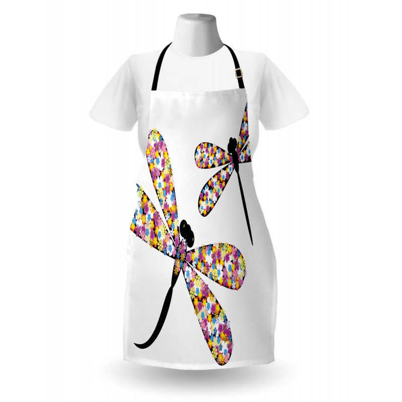 Dragonflies Black Body Apron