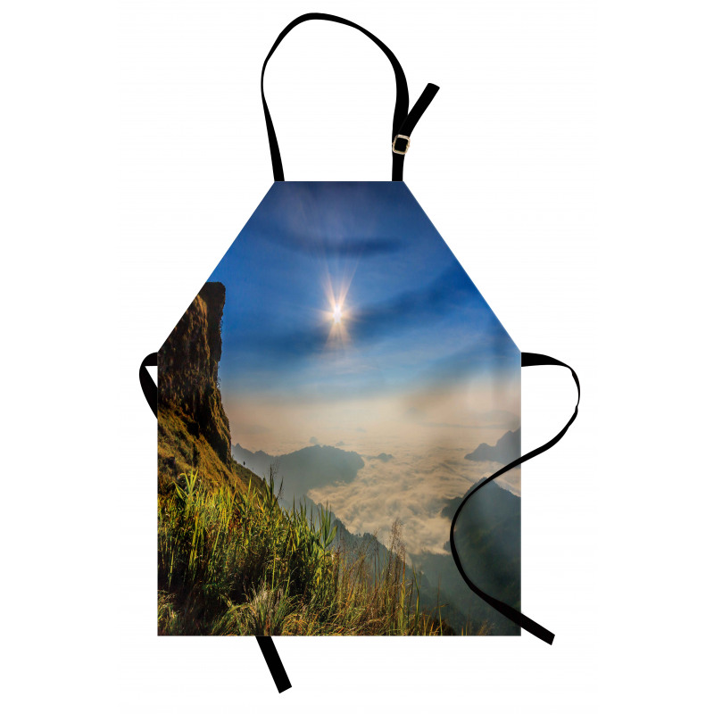 Mountain Cliff Sun Apron