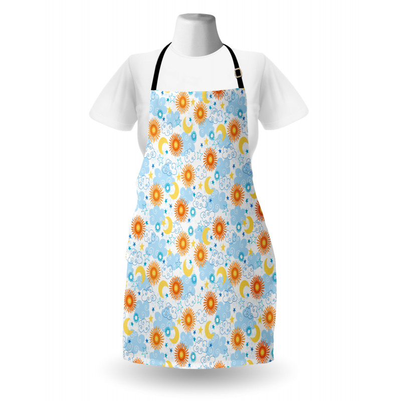 Celestial Elements Tile Apron