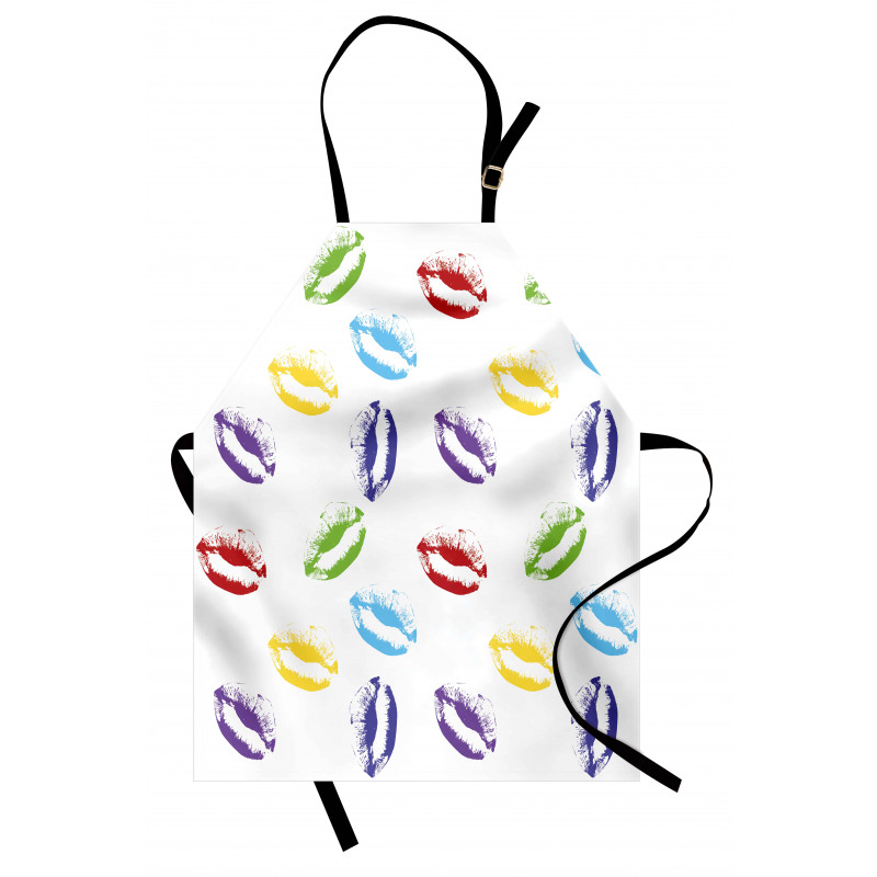 Seductive Lips Kisses Art Apron