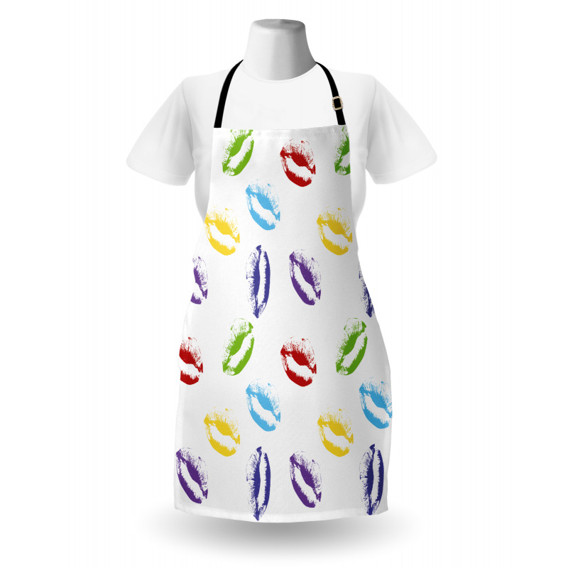 Seductive Lips Kisses Art Apron