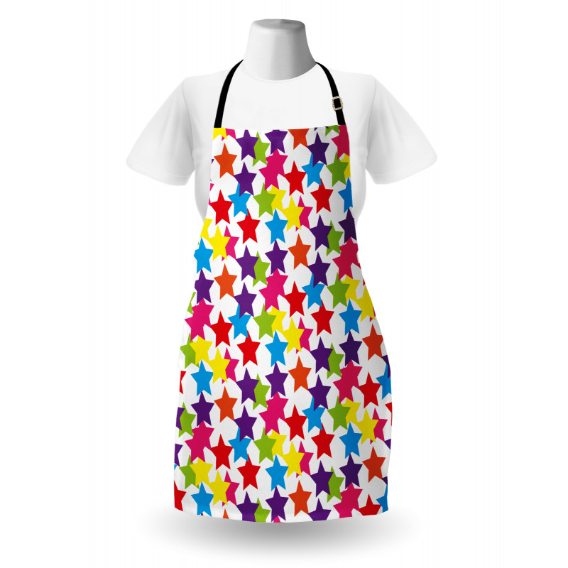 Funky Stars Kids Room Apron