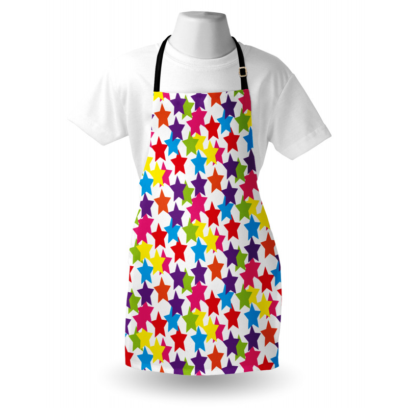 Funky Stars Kids Room Apron