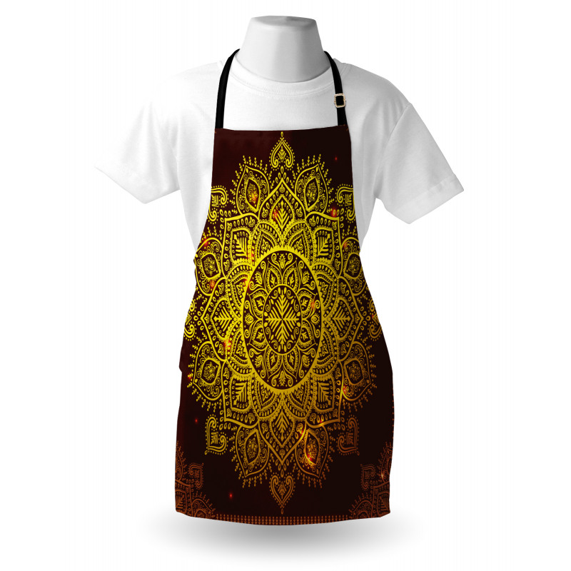 Oriental Snowflake Art Apron