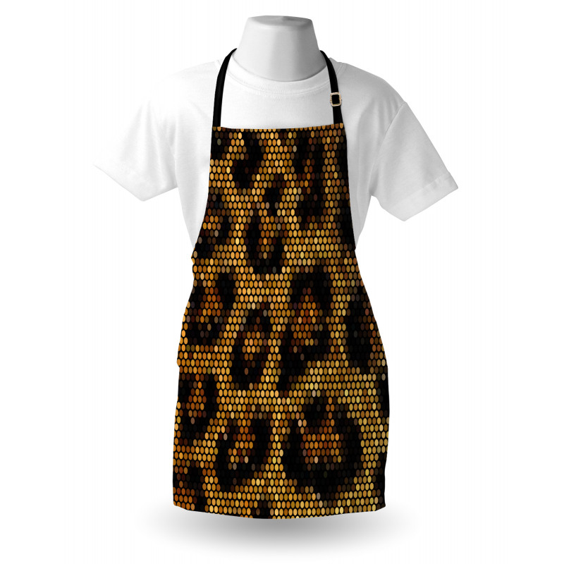 Leopard Motif Trippy Apron