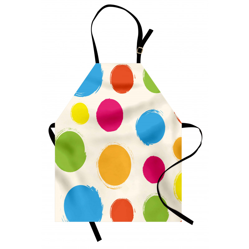 Colorful Round Forms Apron