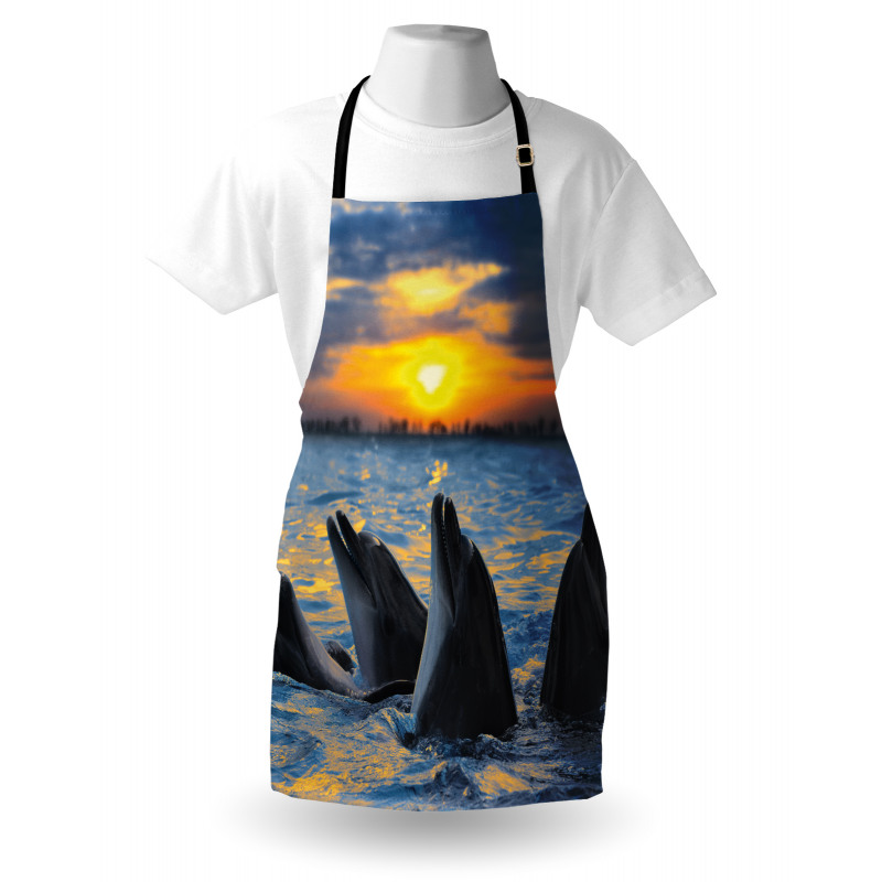 Bottle Nosed Dolphins Apron