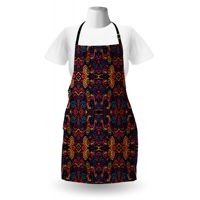 Floral Glass Pattern Apron