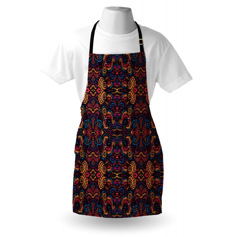 Floral Glass Pattern Apron