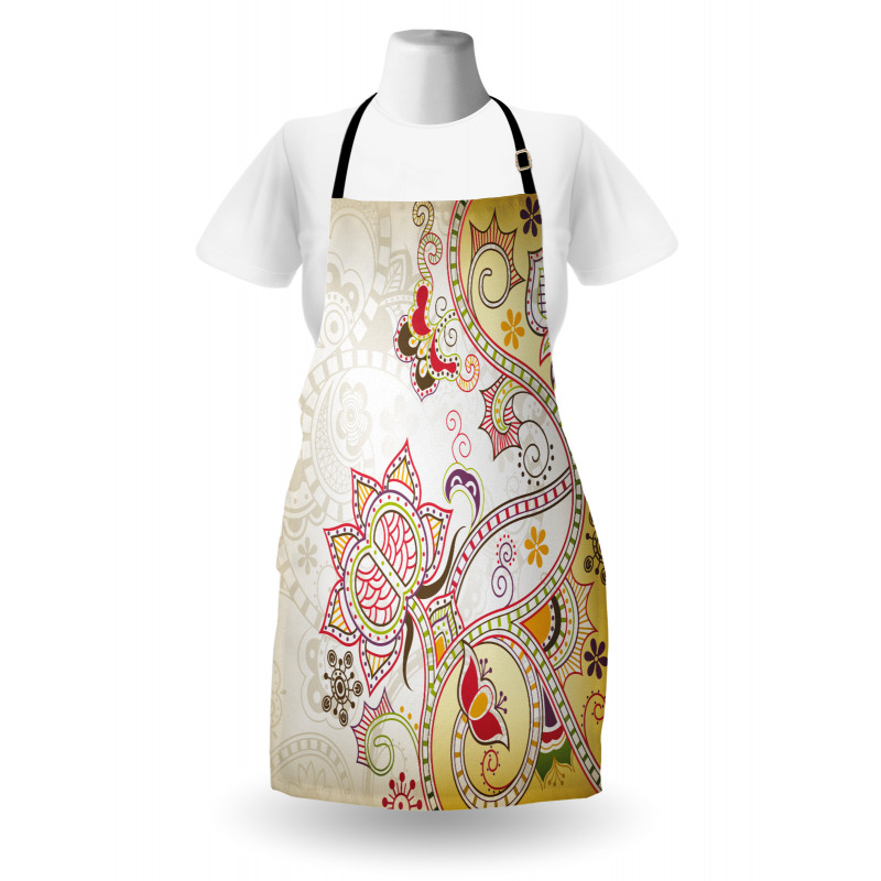 Flower Ornaments Apron