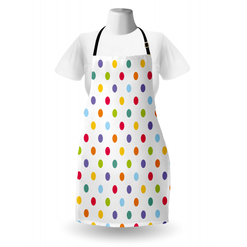 Cheerful Design Polka Dot Apron