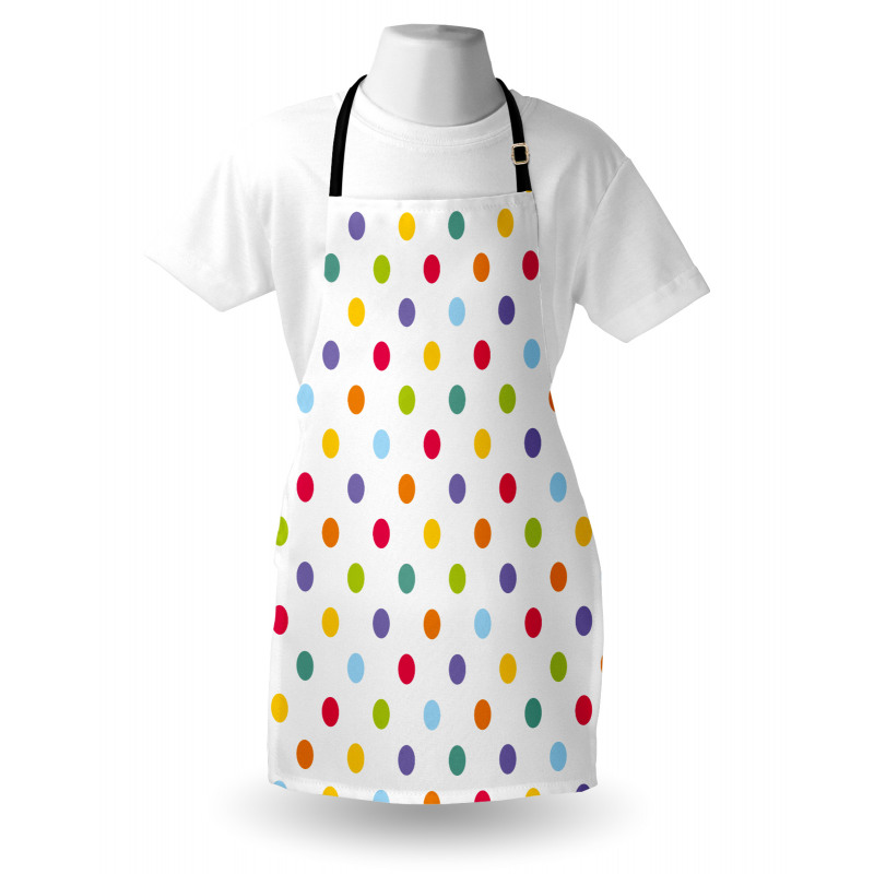 Cheerful Design Polka Dot Apron