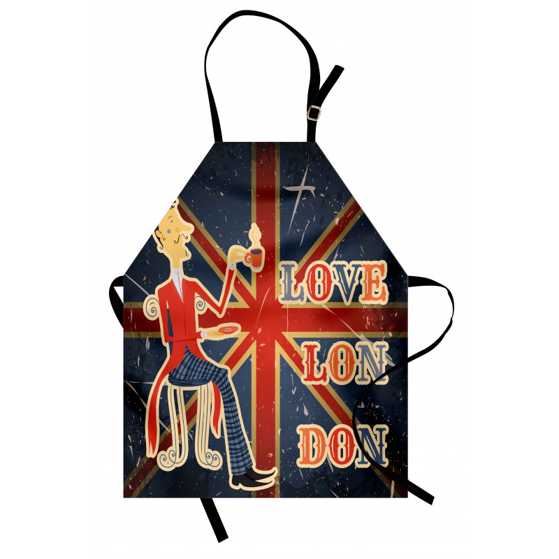 London English Man Flag Apron