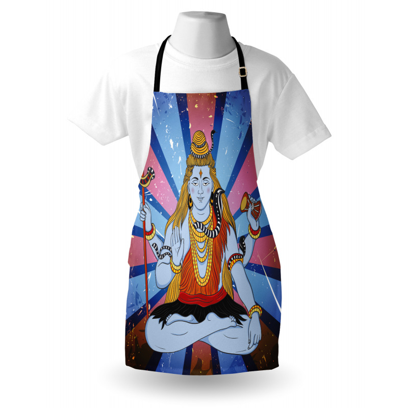 Eastern Figure Grungy Apron