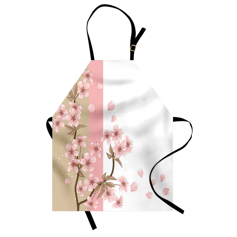 Romantic Sakura Blooms Apron