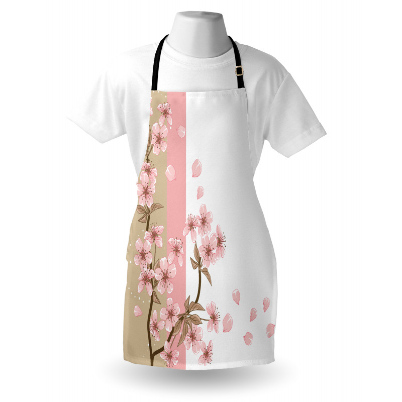 Romantic Sakura Blooms Apron