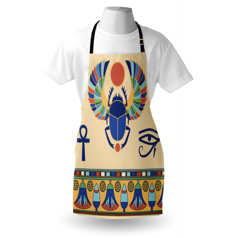 Scarab Eye Motif Apron