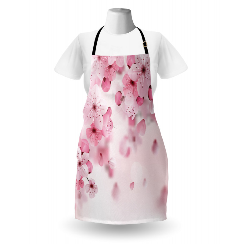 Eastern Sakura Flowers Apron