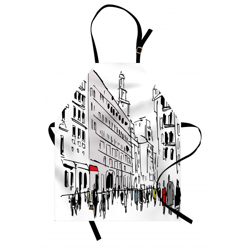 Ink Cityscape Street View Apron