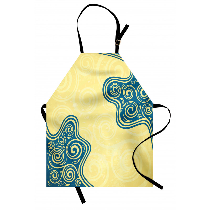 Vintage Floral Spiral Apron