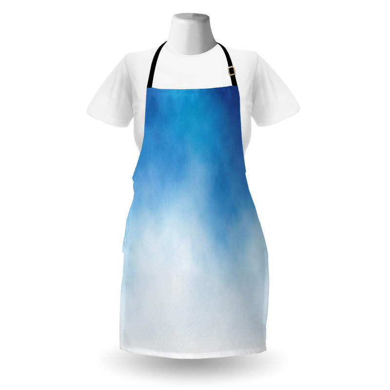 White Cloud in Clear Sky Apron