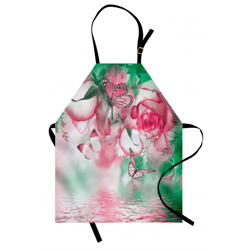 Rose Petals Butterfly Apron