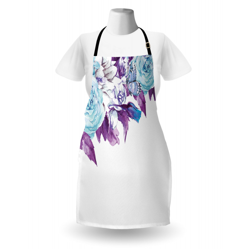 Vintage Flower Petals Apron