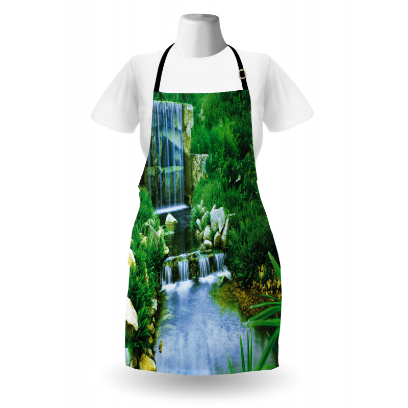 Waterfall Rocks Forest Apron