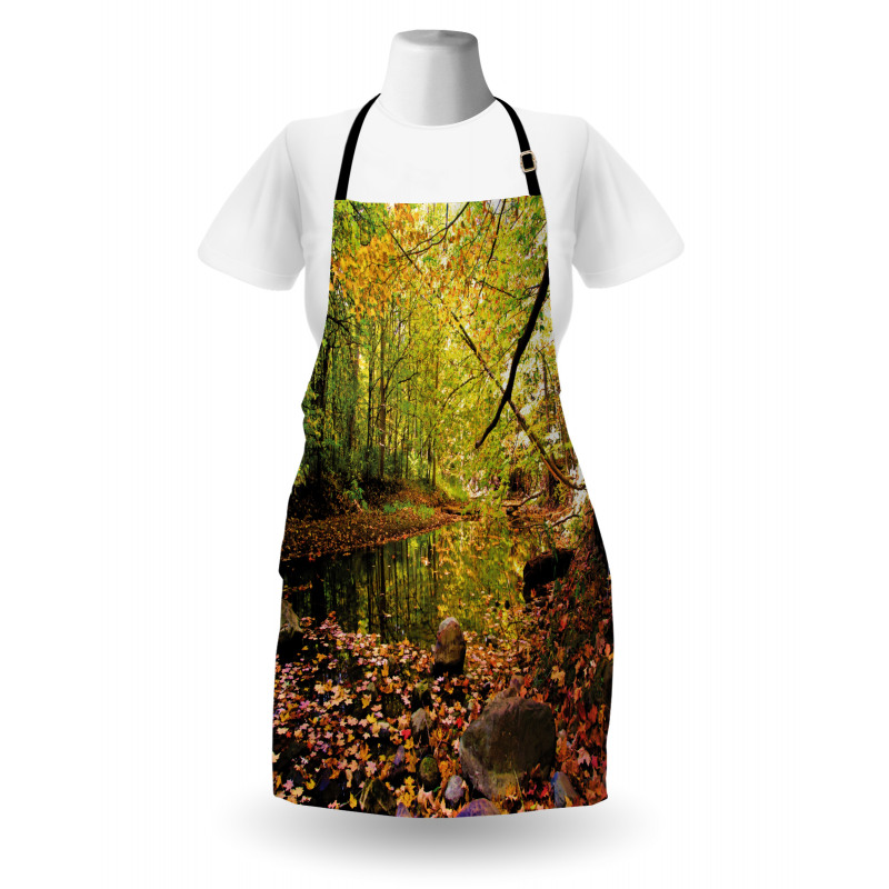 Pine River in Autumn Apron