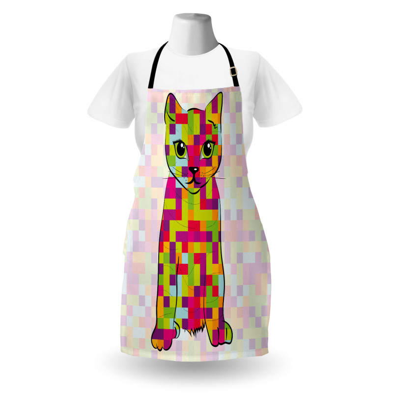 Cat Digital Colors Apron