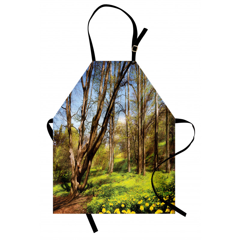 Spring Forest Flowers Apron