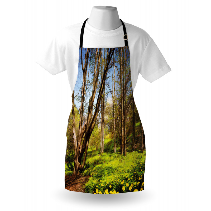 Spring Forest Flowers Apron