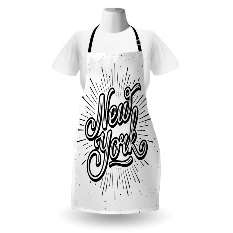 New York Typography Apron