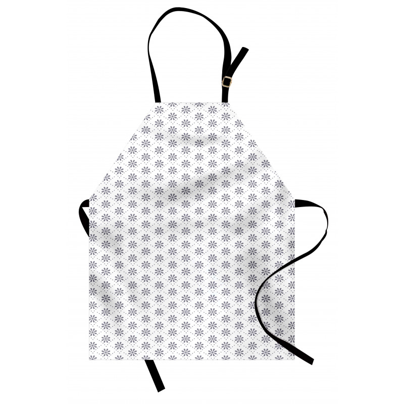 Flowers with Dotted Lines Apron
