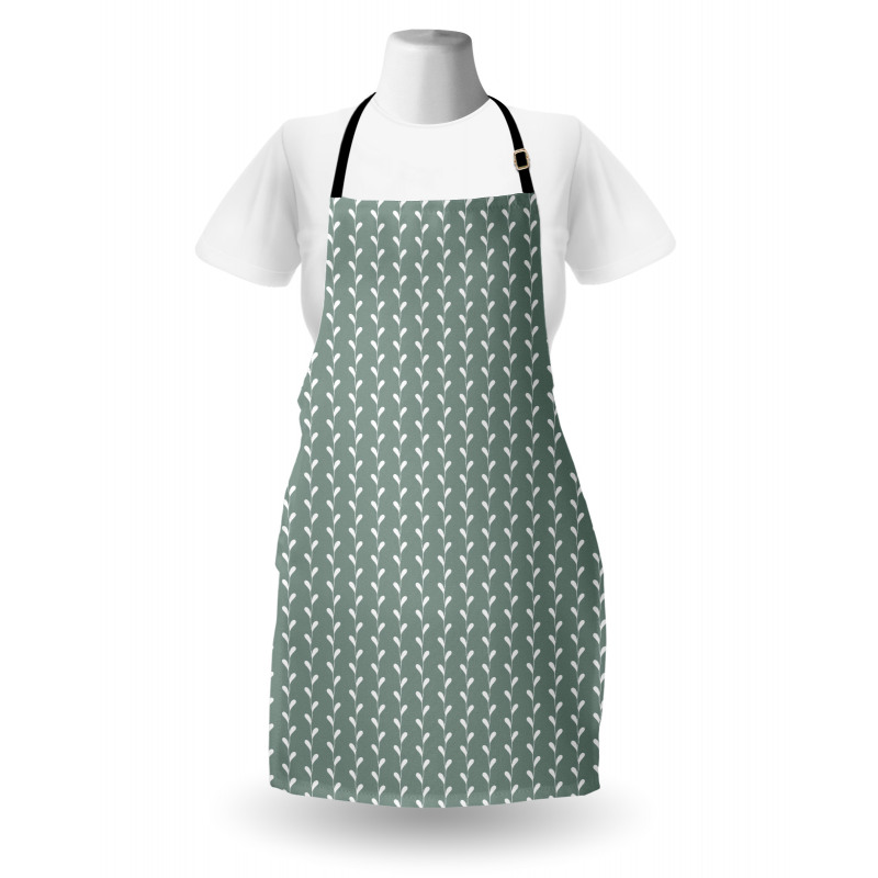 Vintage Wavy Floral Apron