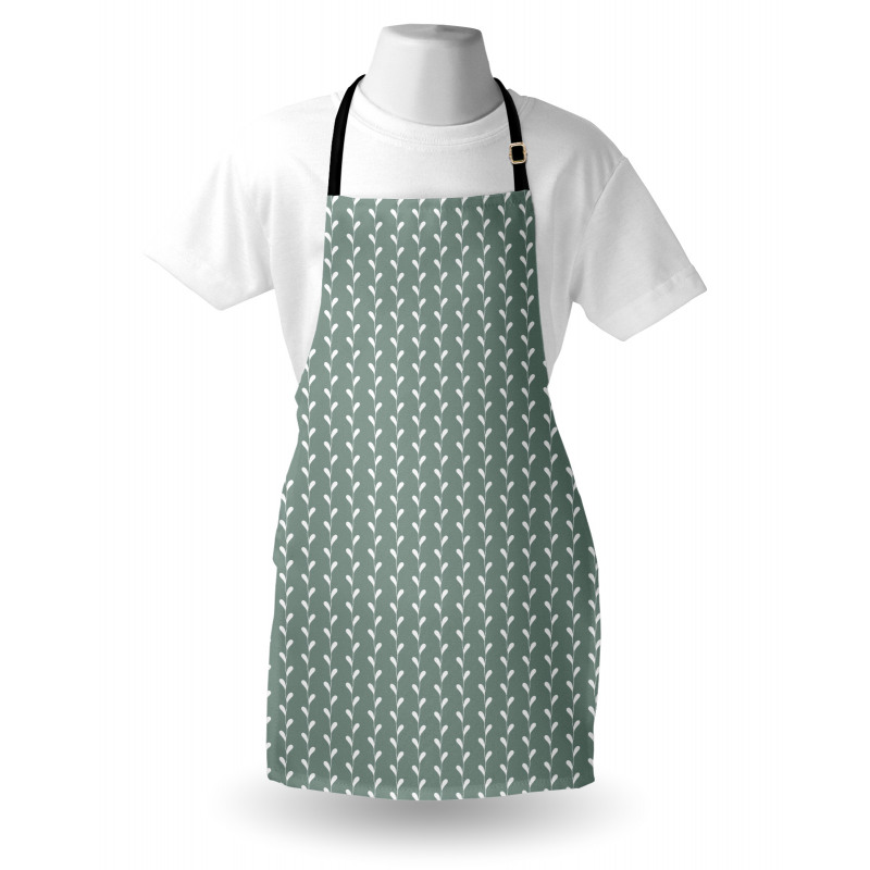 Vintage Wavy Floral Apron