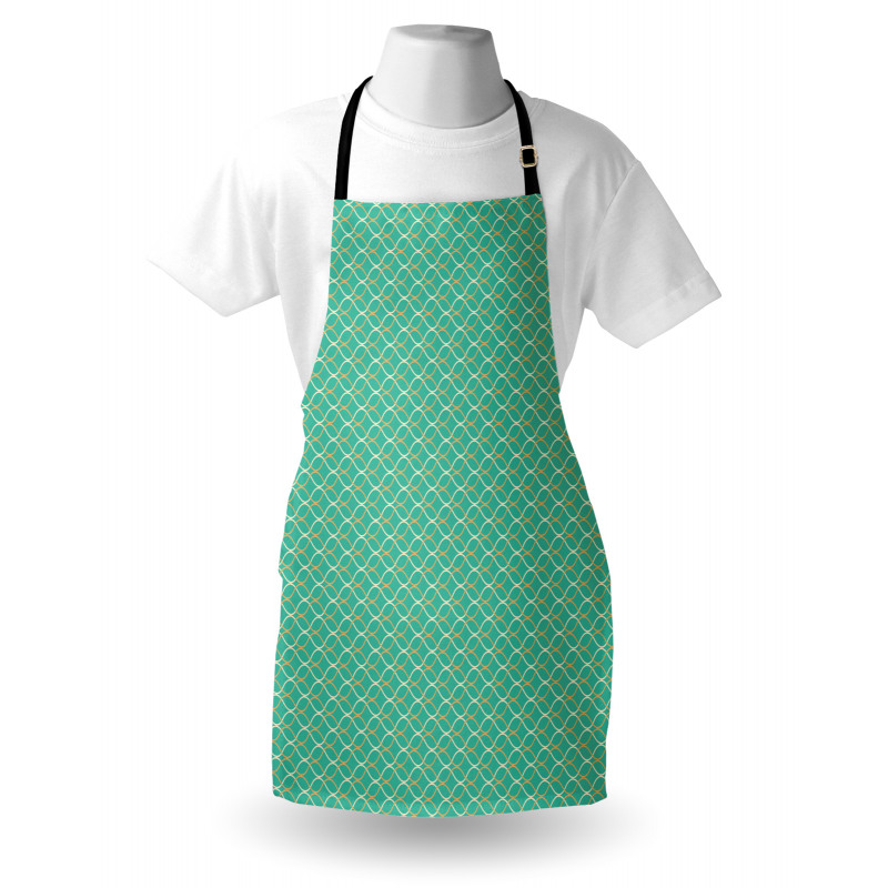 Wavy Horizontal Lines Apron