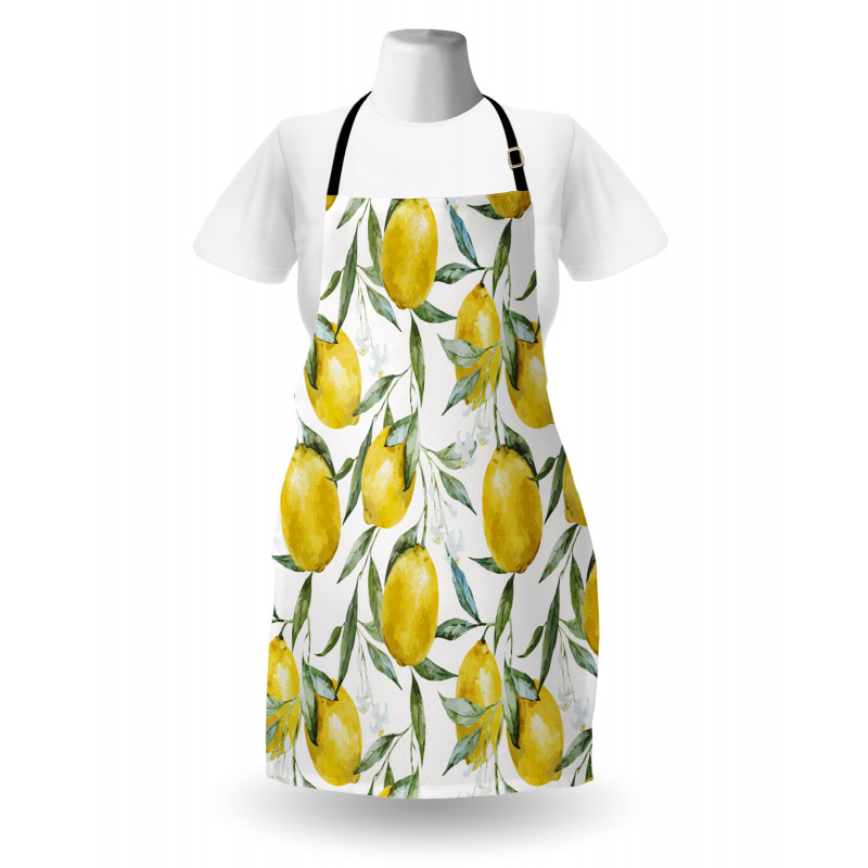 Vibrant Citrus Plants Apron