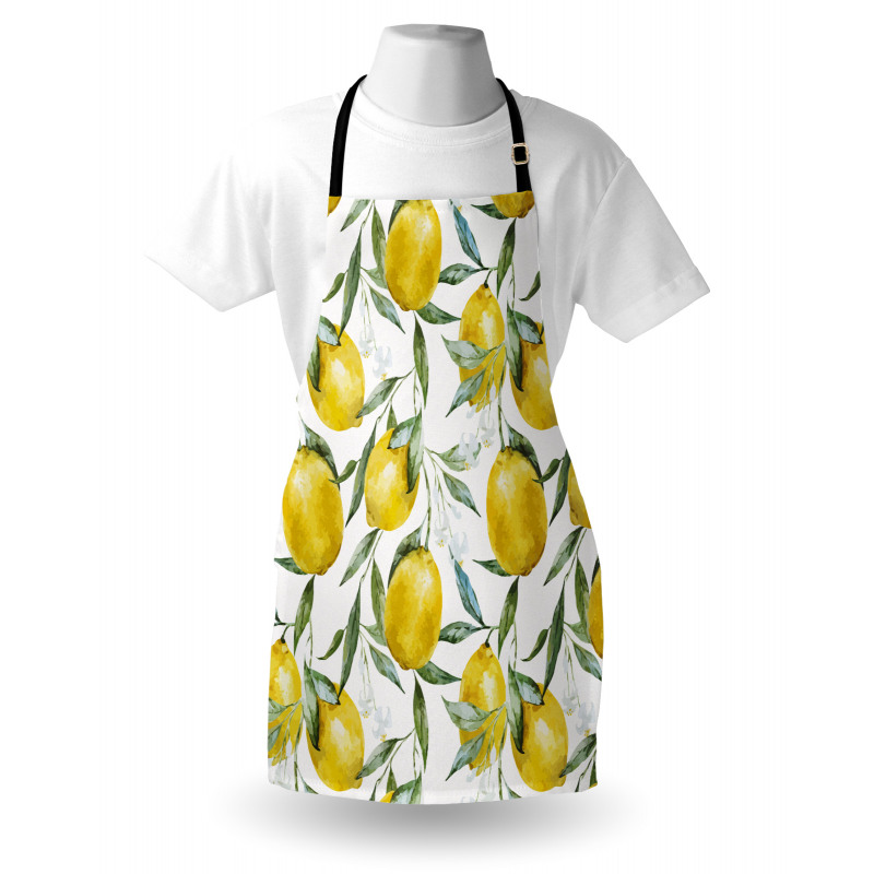 Vibrant Citrus Plants Apron