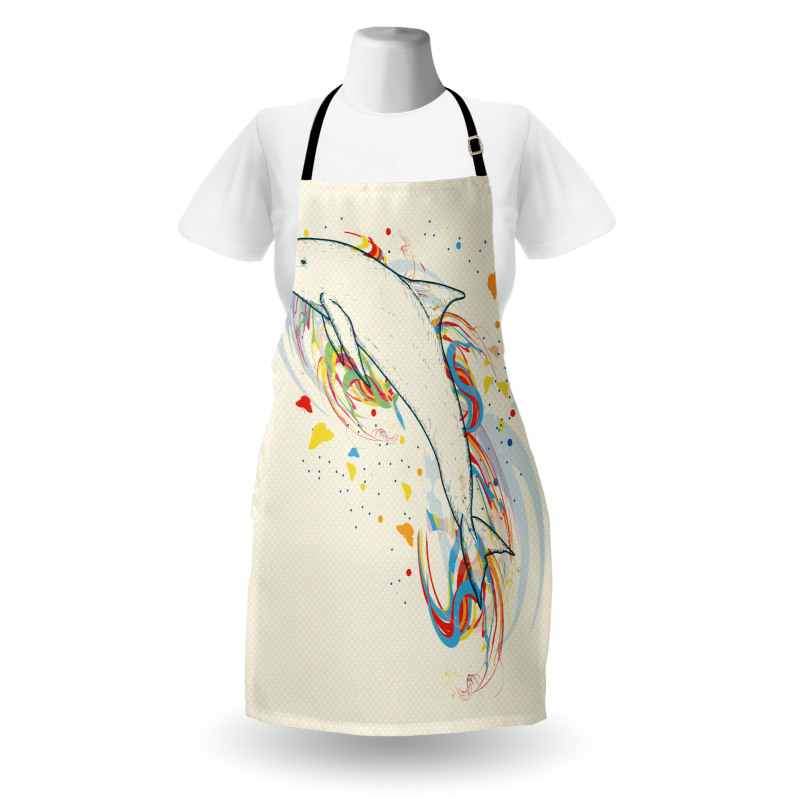 Fish Rainbow Color Apron