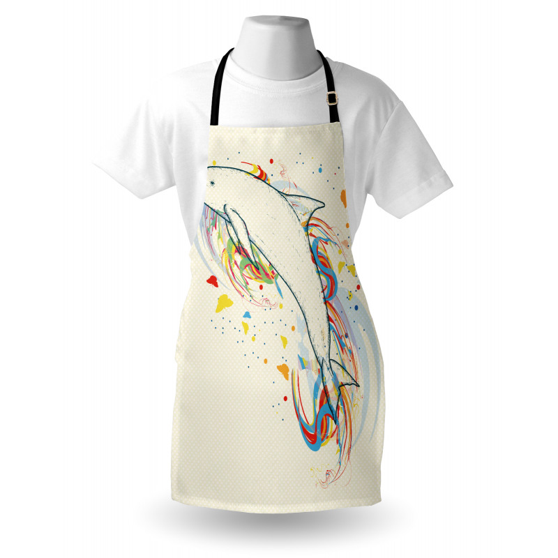 Fish Rainbow Color Apron