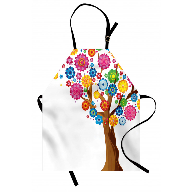 Tree Vibrant Blooms Apron